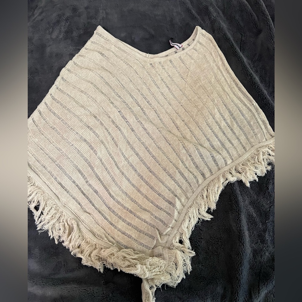 Say What? Girls Poncho